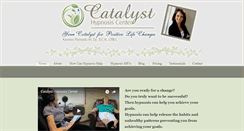 Desktop Screenshot of catalysthypnosiscenter.com